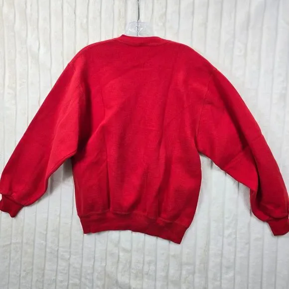 Vtg Russell Athletic Men's Red Hillside School Sweatshirt Made In USA Size M - Picture 6 of 9